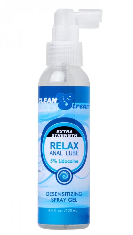 Relax Anal Gel Extra Strength Lubricant Desensitizing Spray 4 Oz
