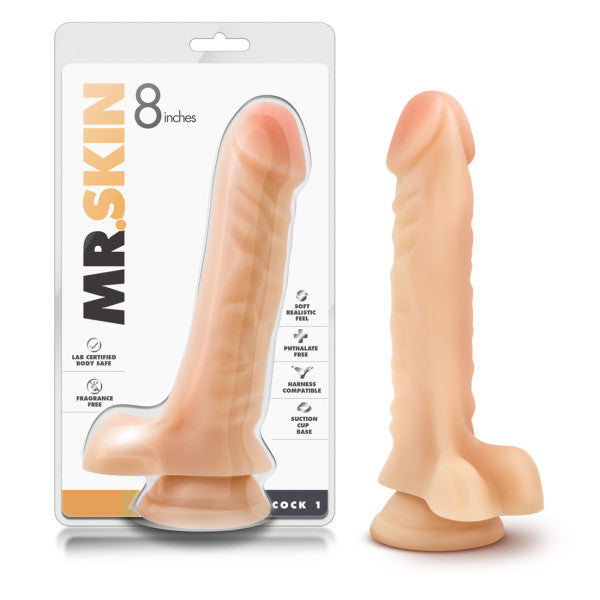 Dr Skin 8 Cock Beige Magnum Dong Beige " - GreatEagleInc