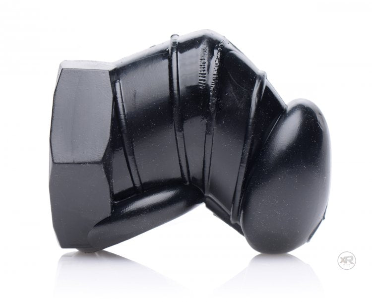 Master Series Detained Black Restrictive Chastity Cage - Adult Products