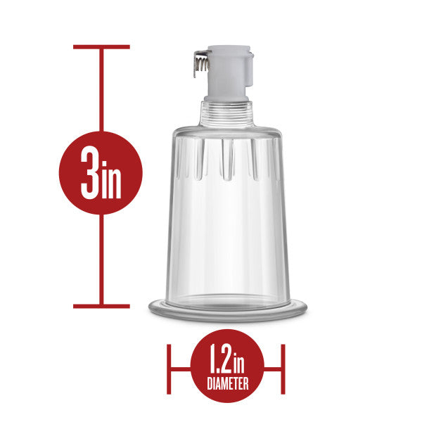 Temptasia Clit Cylinder 1.2in Diameter Clear - GreatEagleInc