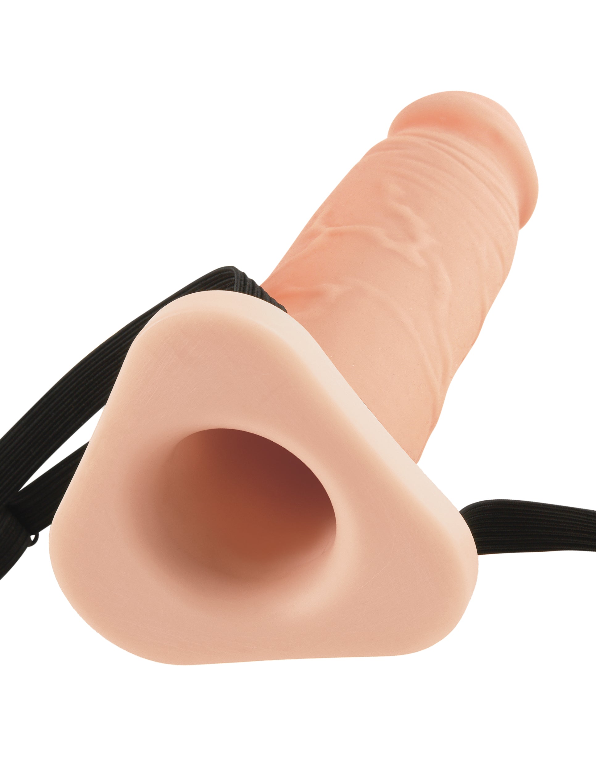 Fantasy X-tensions 8in Silicone Hollow Extension Flesh Default Title