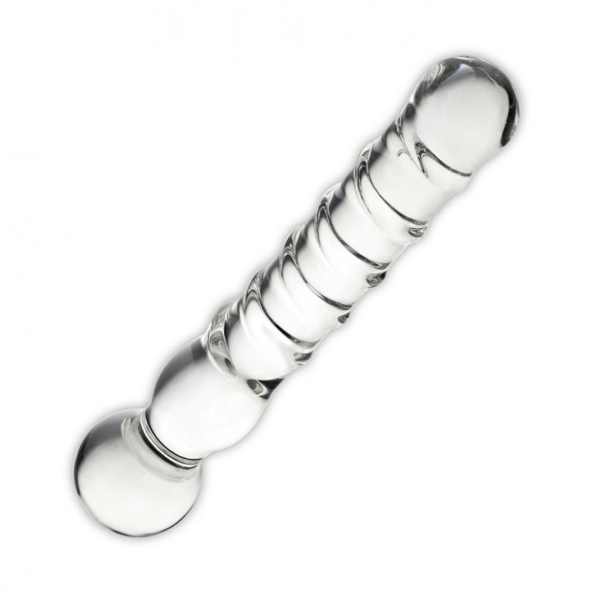 Joystick Clear Glass Dildo - GreatEagleInc