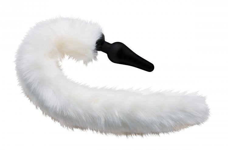 Tailz White Fox Tail & Ears Set - GreatEagleInc