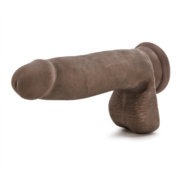 Au Naturel 7 Dildo W/balls Chocolate 