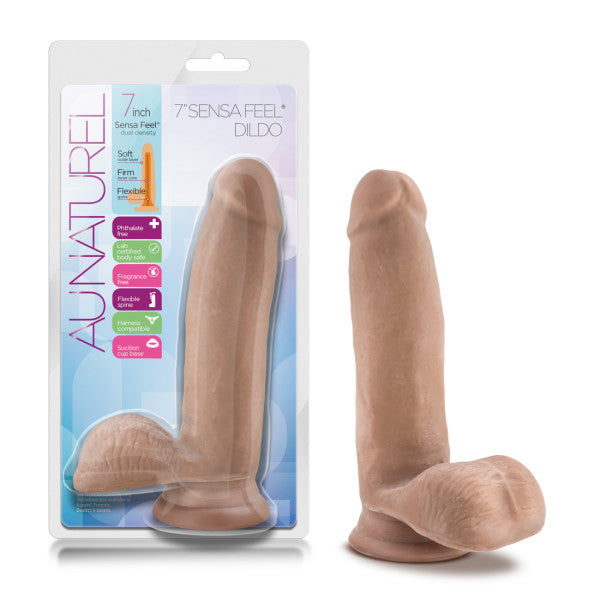 Au Naturel 7 Sensa Feel Dildo Latin " - GreatEagleInc
