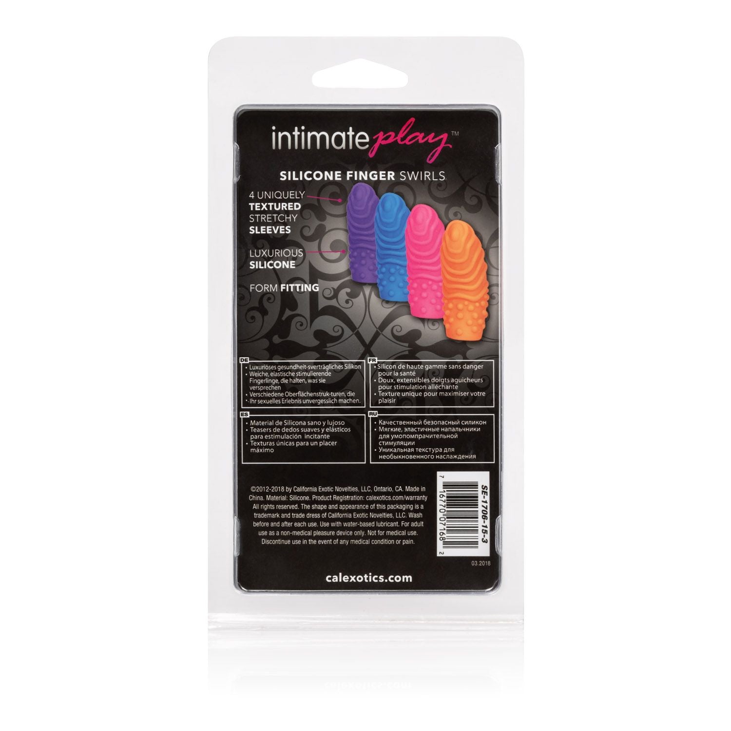 Posh Silicone Finger Teasers Swirl - Adult Products
