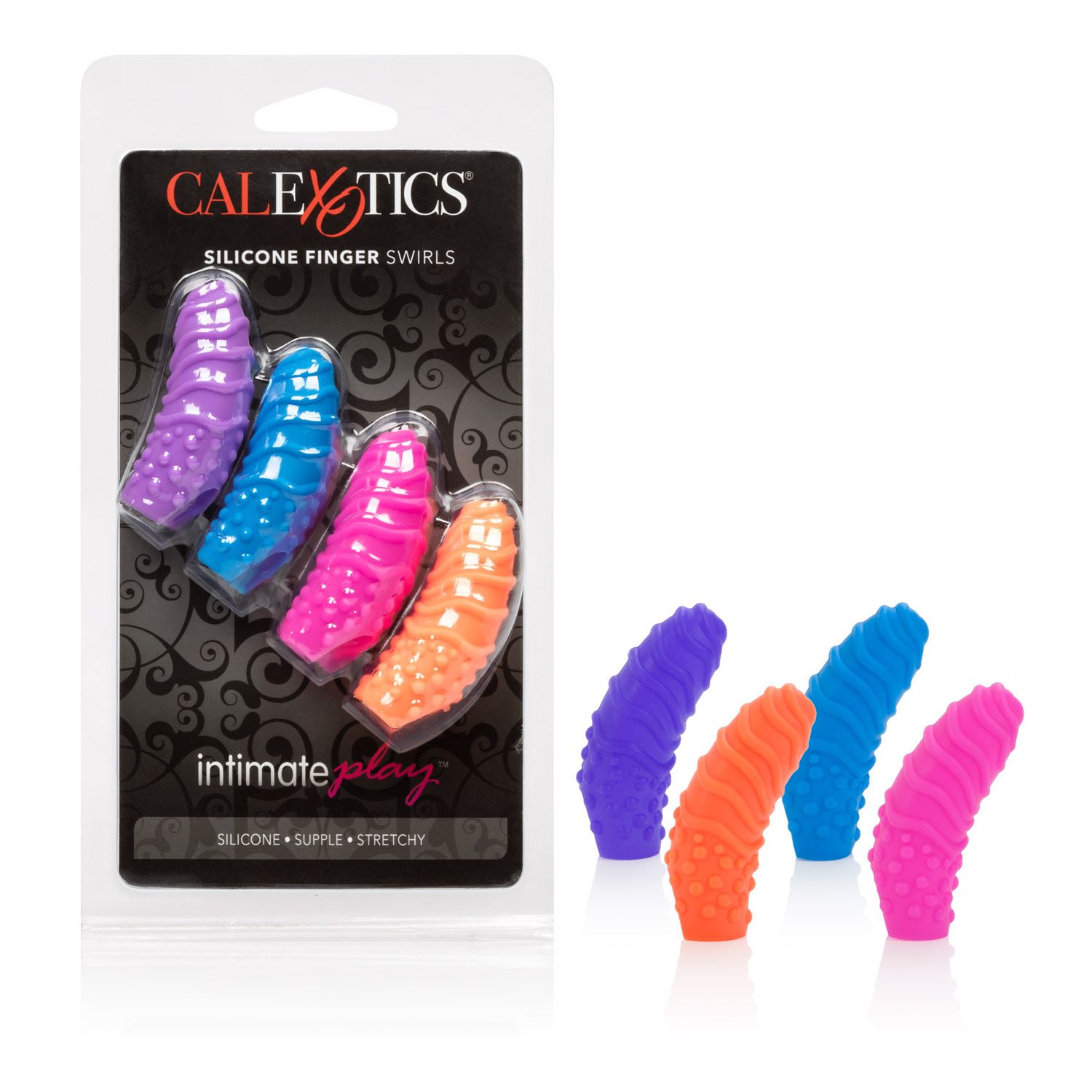Posh Silicone Finger Teasers Swirl - Adult Products