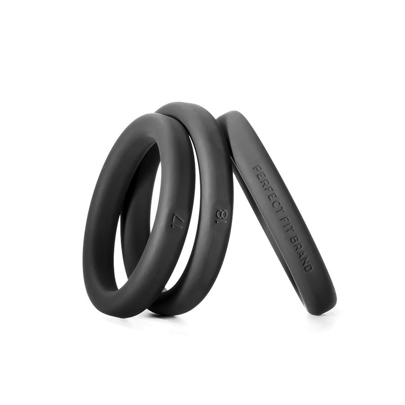 Xact Fit Silicone Rings #14 #17 #20 Black