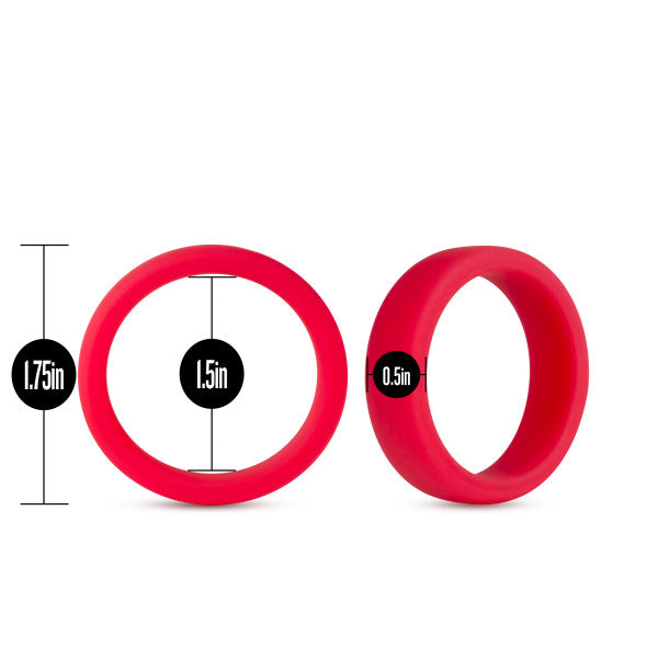 Performance Silicone Go Pro Cock Ring Red - GreatEagleInc