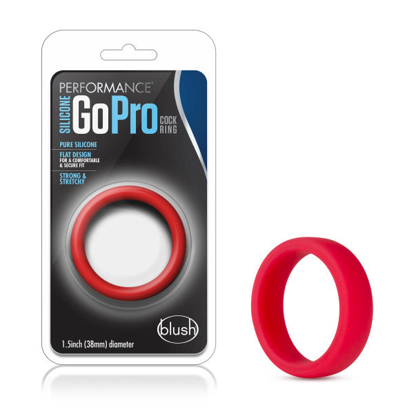 Performance Silicone Go Pro Cock Ring Red - GreatEagleInc