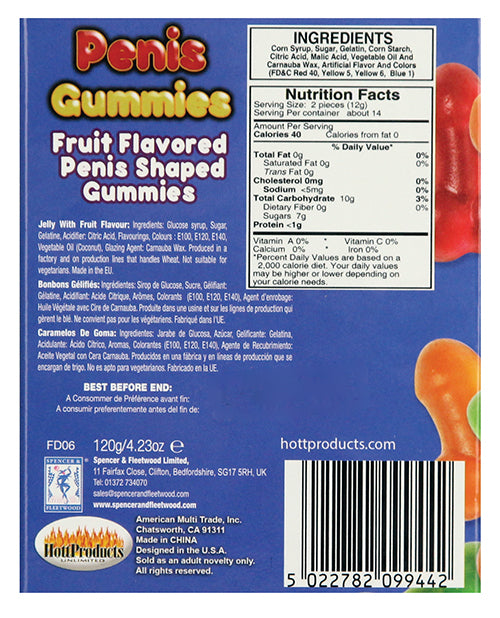 Penis Gummies Candy - 5.35 Oz. - GreatEagleInc