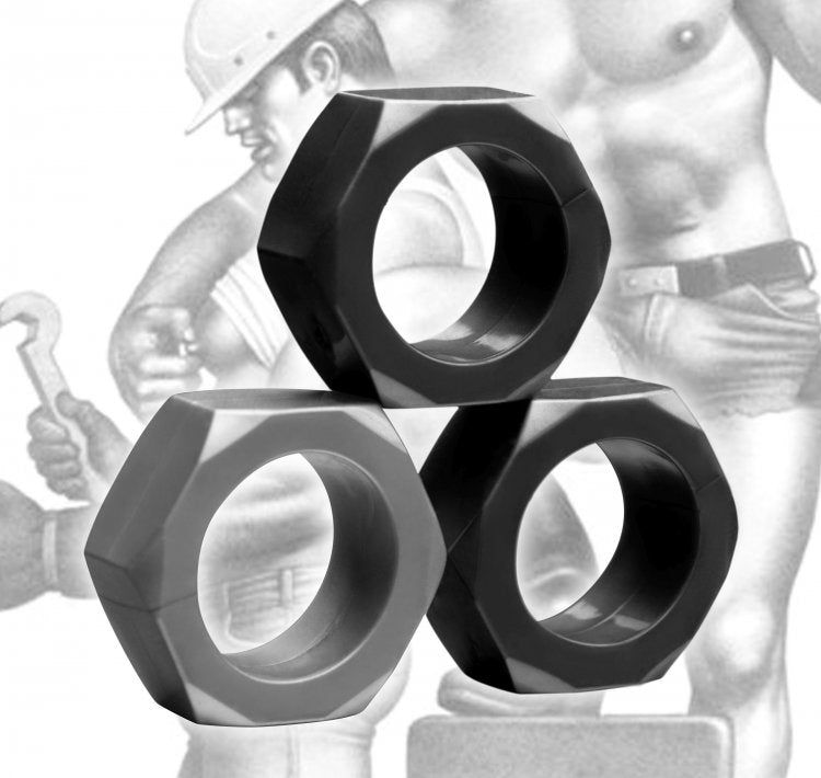 Tom Of Finland 3 Piece Cock Nuts - GreatEagleInc