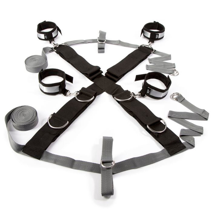 Over The Bed Cross Restraint Silver - GreatEagleInc