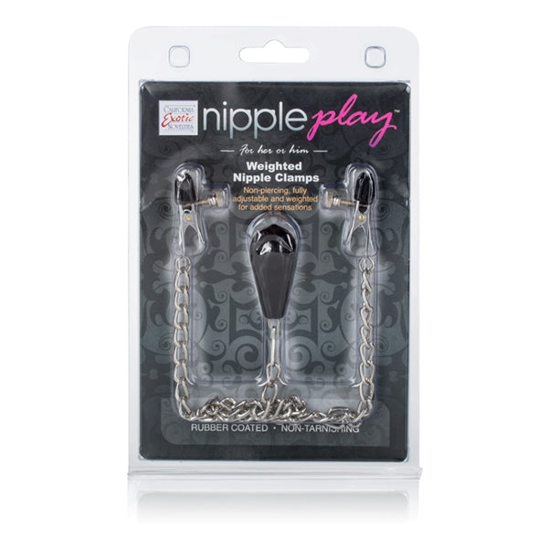Nipple Play Weighted Nipple Clamps - GreatEagleInc