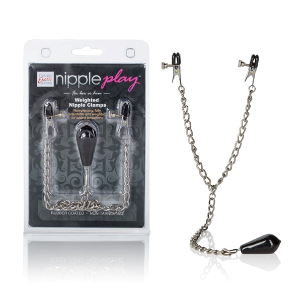 Nipple Play Weighted Nipple Clamps - GreatEagleInc