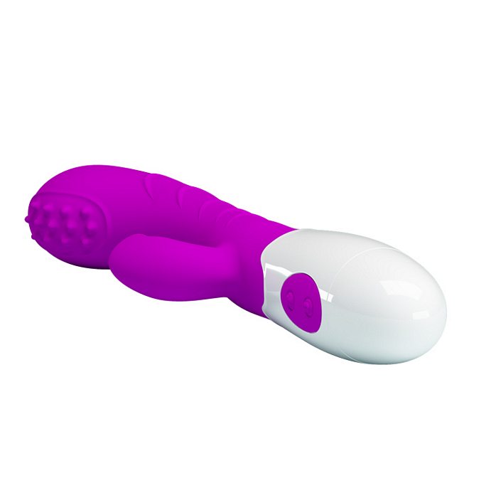 Pretty Love Arthur Rabbit Vibrator Silicone Purple - GreatEagleInc