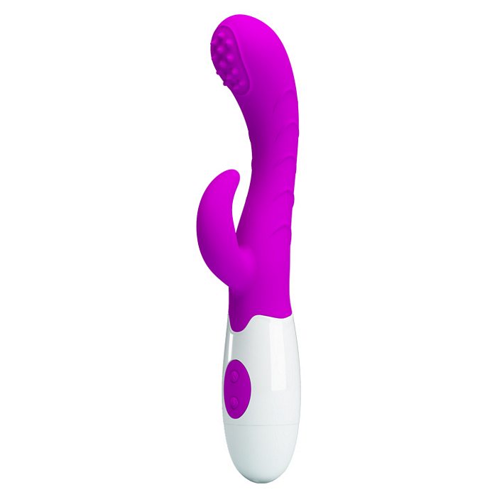 Pretty Love Arthur Rabbit Vibrator Silicone Purple - GreatEagleInc