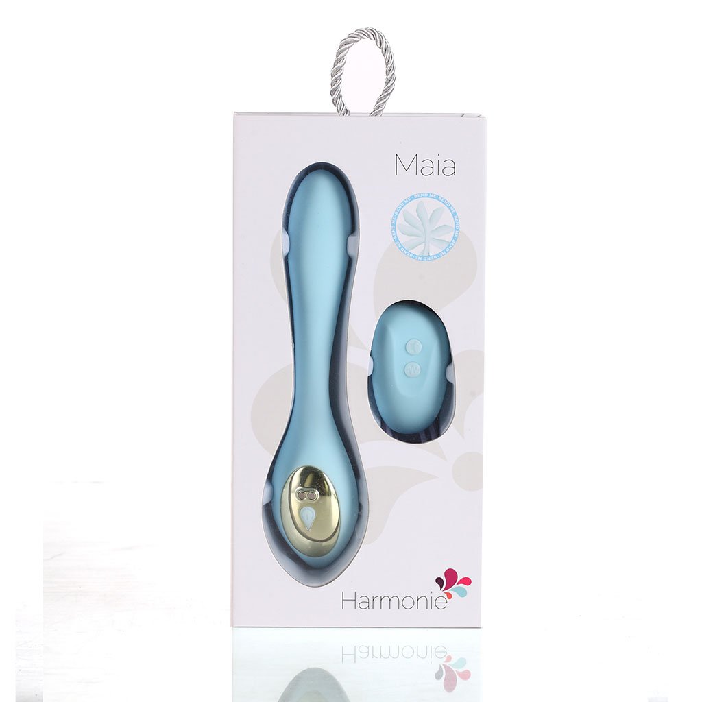 Harmonie Dual Vibrator Teal Silicone Rechargeable (out Mid March) - GreatEagleInc