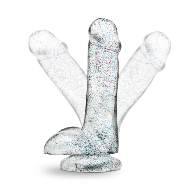 Naturally Yours 6 Glitter Cock Sparkling Clear " - GreatEagleInc