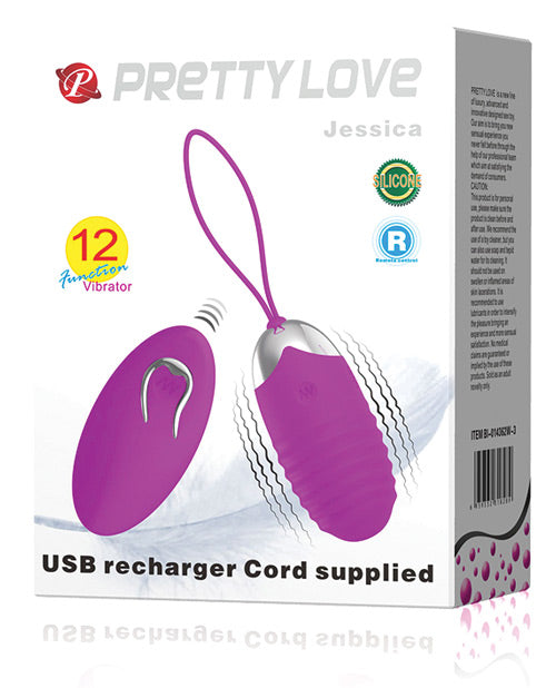 Pretty Love Jessica - 12 Function Fuchsia - GreatEagleInc