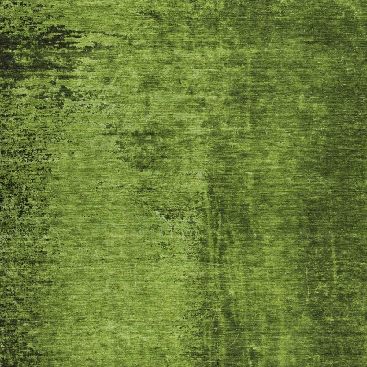 10' X 14' Green And Charcoal Abstract Shag Washable Area Rug With UV Protection - Home & Garden