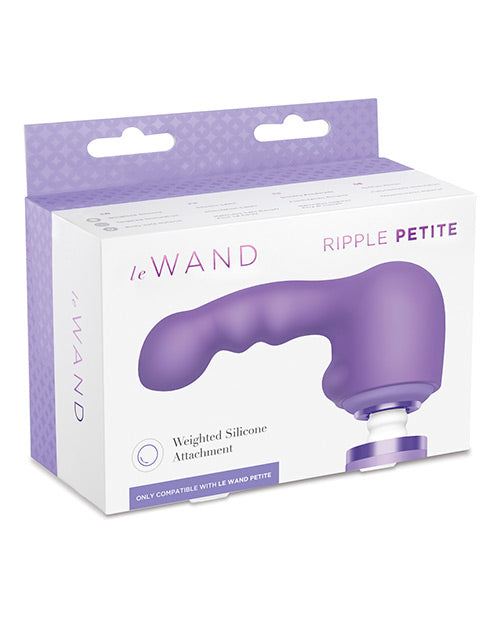 Le Wand Ripple Petite Weighted Silicone Attachment Default Title