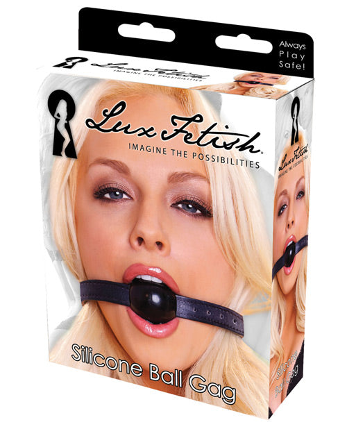 Lux Fetish Silicone Ball Gag - GreatEagleInc