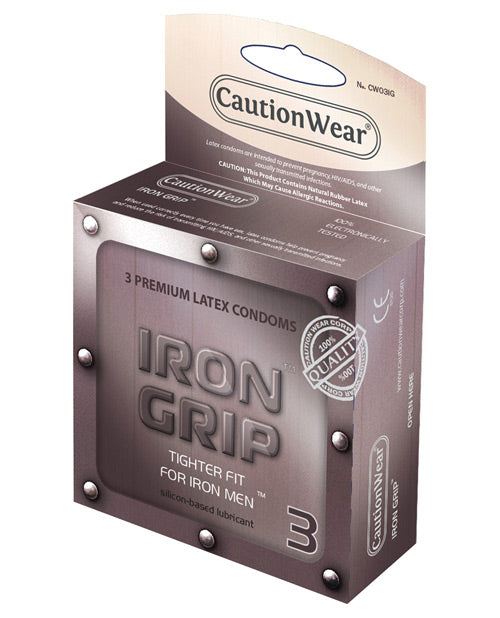 Caution Wear Iron Grip Snug Fit - Pack Of 3 - GreatEagleInc