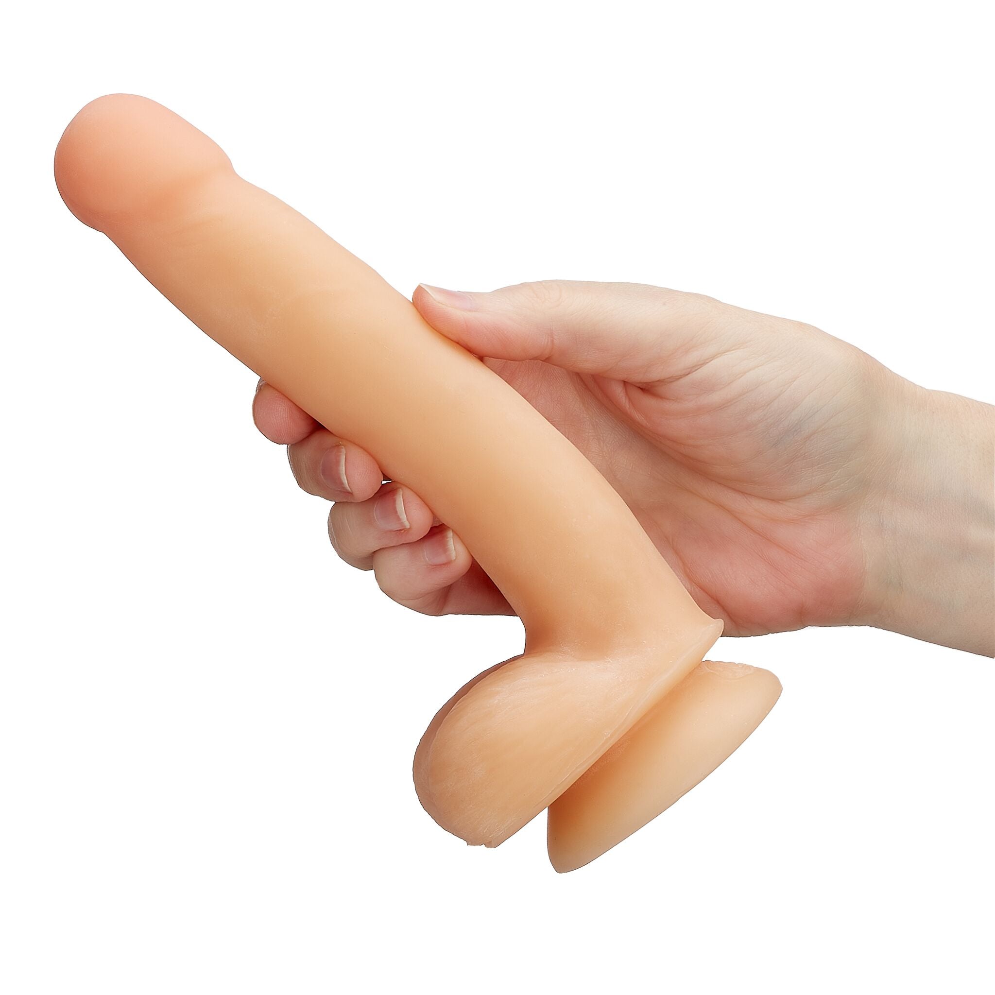 Cloud 9 Dual Density Dildo Touch 7in W/ Balls Flesh - GreatEagleInc