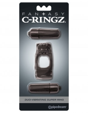 Fantasy C Ringz Duo Vibrating Super Ring - GreatEagleInc