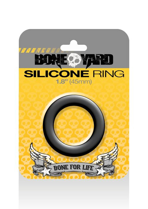 Boneyard Silicone Ring Black 45mm