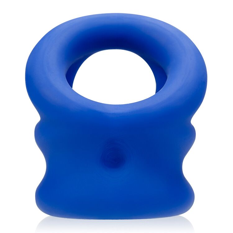 Tri Squeeze Cocksling Ball Stretcher Oxballs Silicone Tpr Blend Ice - GreatEagleInc