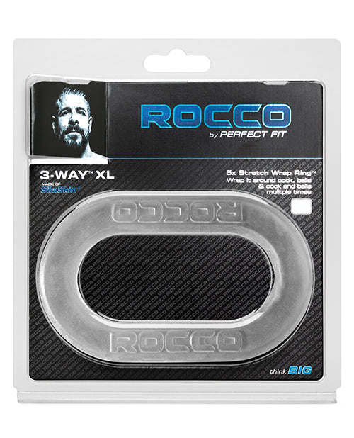 The Rocco 3-way Wrap Ring - Black