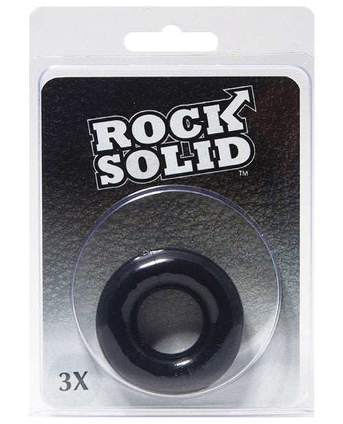 Rock Solid 3" Black Donut Ring - GreatEagleInc