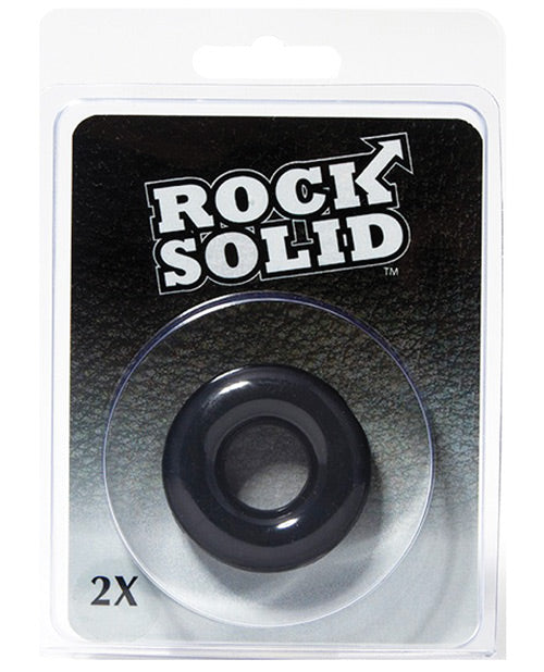 Rock Solid 2" Black Donut Ring - GreatEagleInc
