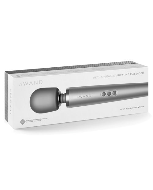 Le Wand Rechargeable Massager - Grey - GreatEagleInc