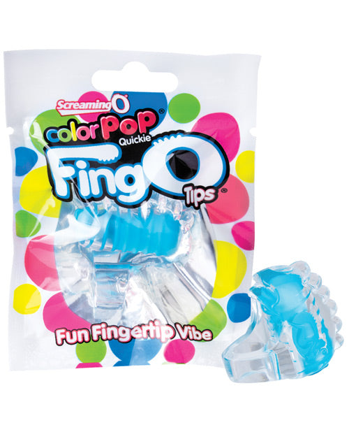 Screaming O Color Pop Fingo Tip - Pink Blue