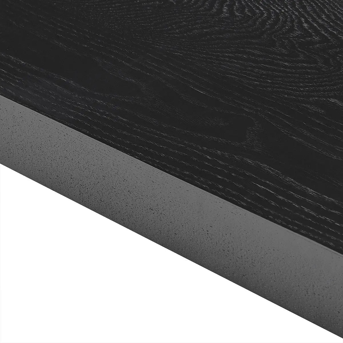 75" Black Wooden Wall Mounted Floating Shelf Homeroots Organization