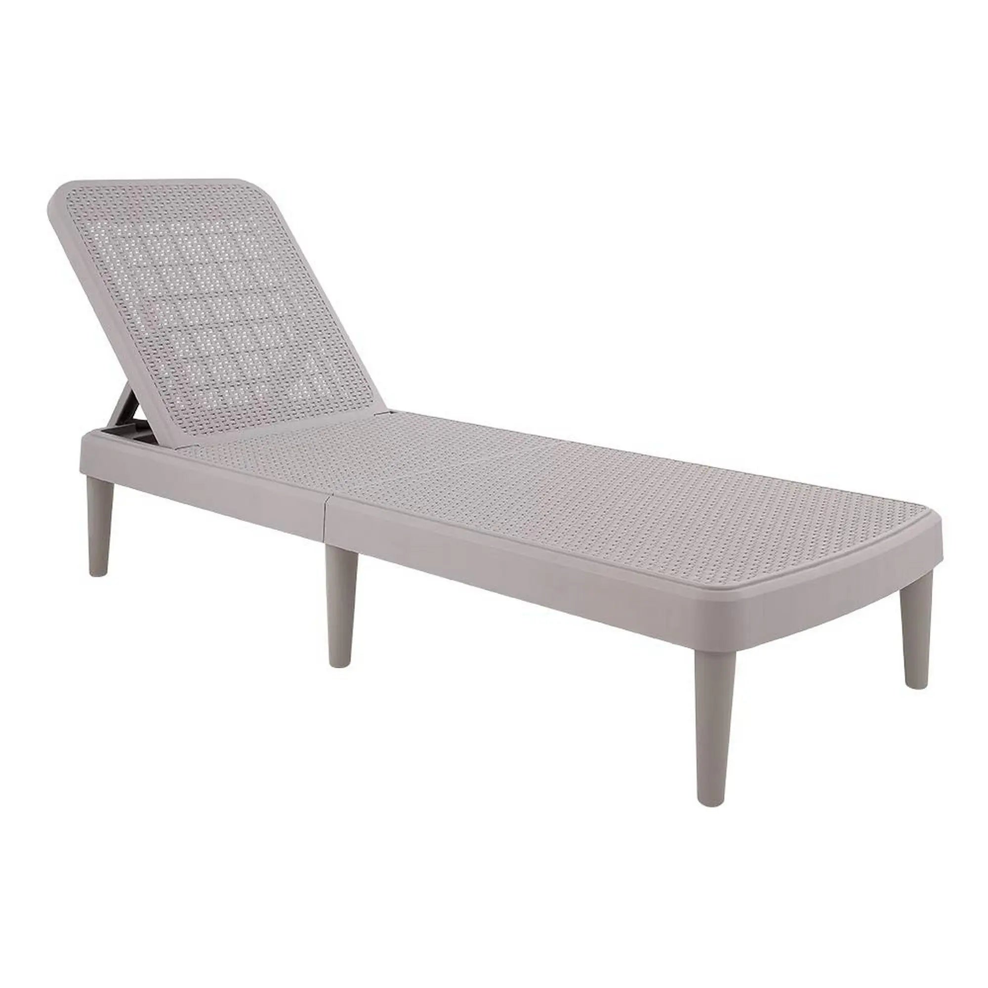 75" Taupe Heavy Duty Plastic Outdoor Stacking Chaise Lounge Homeroots Outdoor