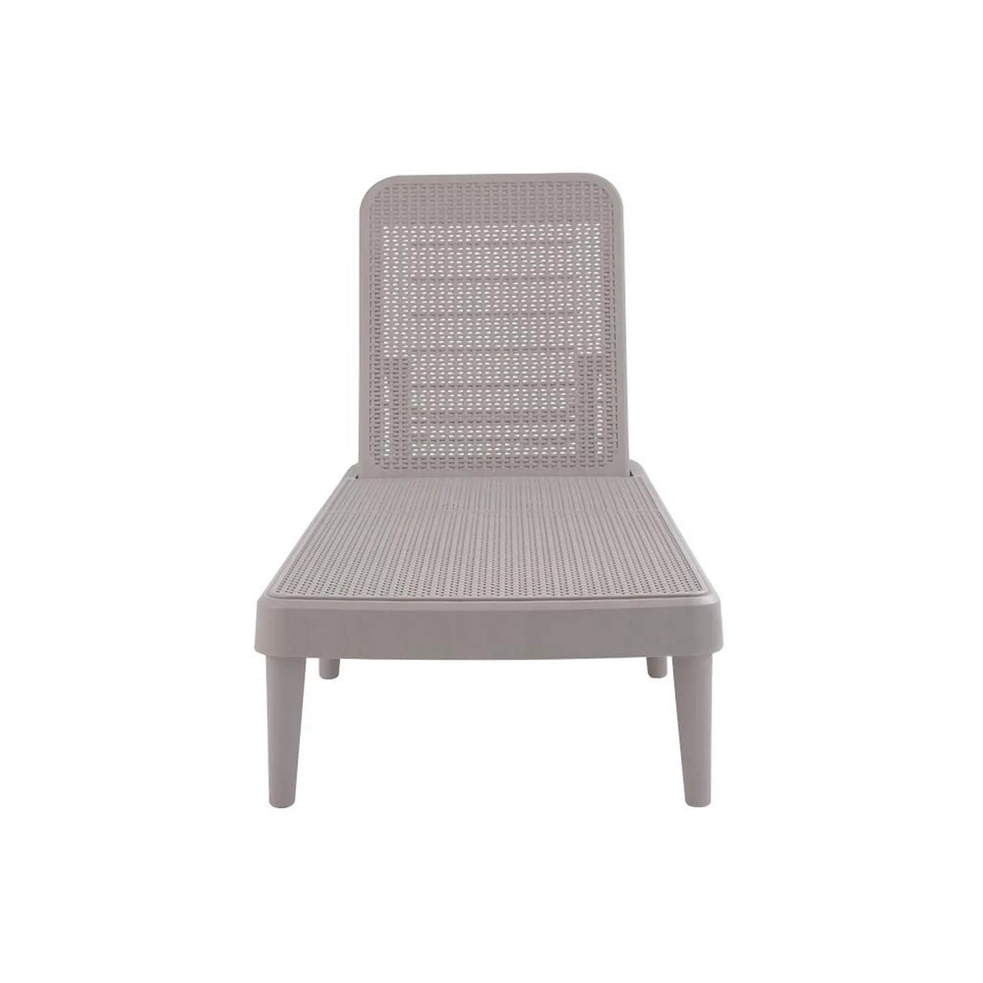 75" Taupe Heavy Duty Plastic Outdoor Stacking Chaise Lounge Homeroots Outdoor