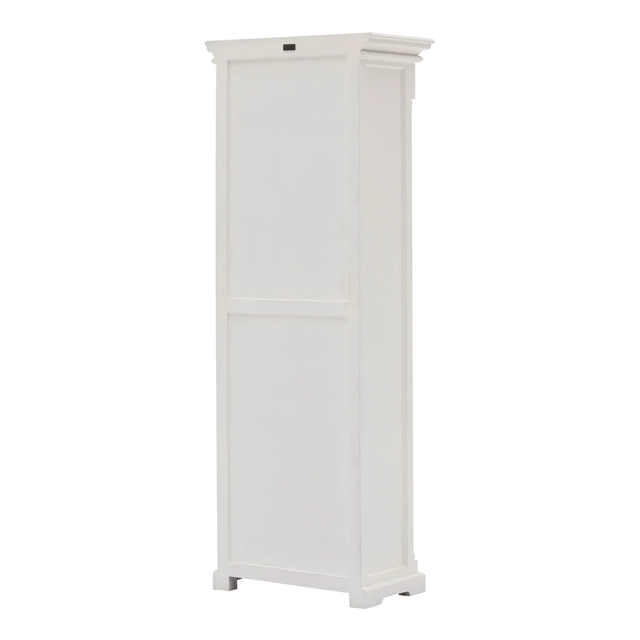 75" White Solid Wood Pantry Or Storage Closet Homeroots Kitchen & Dining