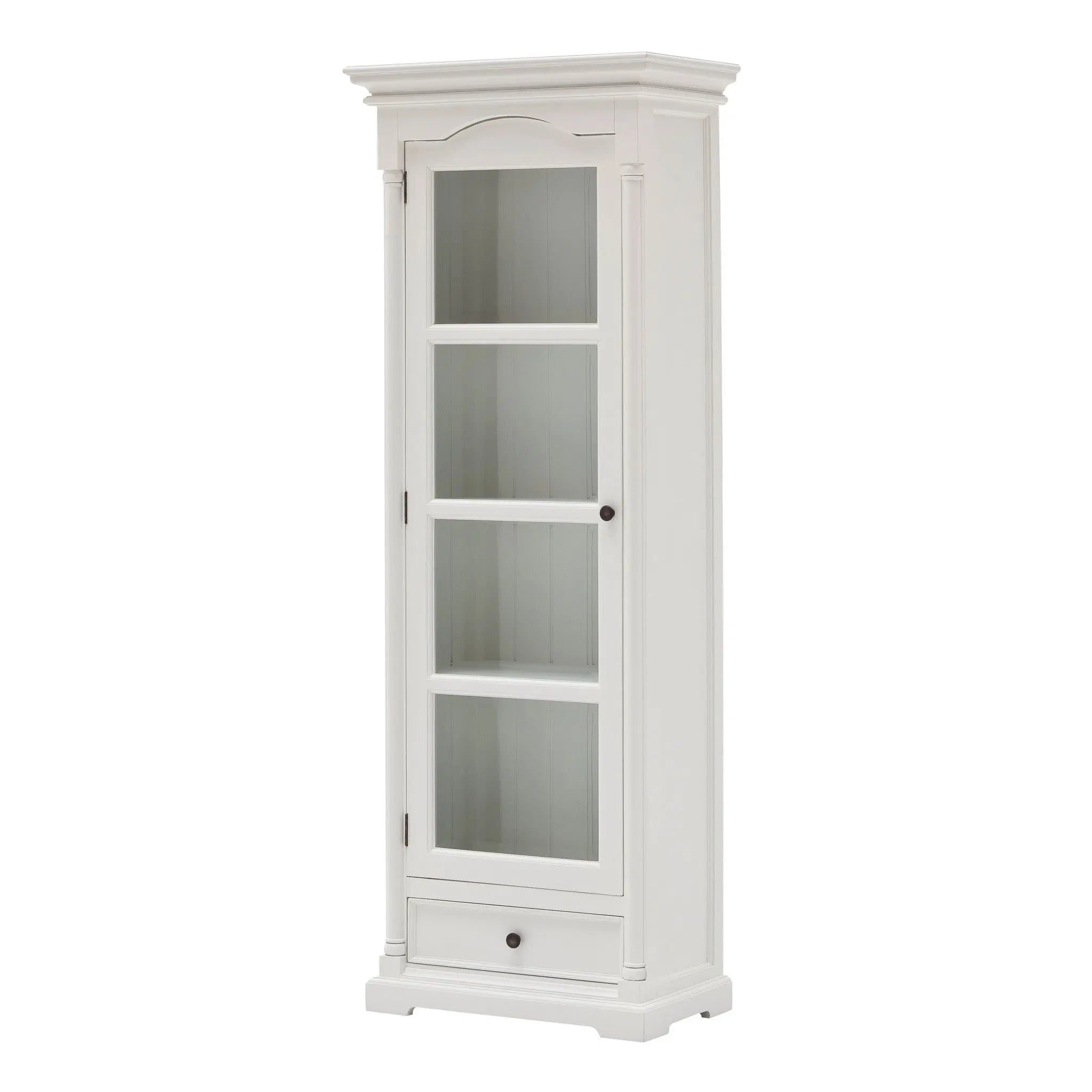 75" White Solid Wood Pantry Or Storage Closet Homeroots Kitchen & Dining