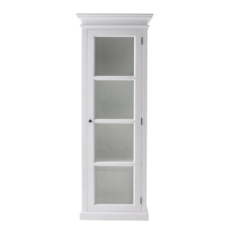 75" White Solid Wood Single Door Pantry Or Storage Closet Homeroots Kitchen & Dining
