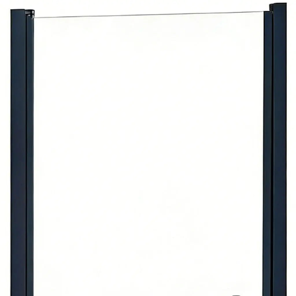 75" X 30" Aluminum and Tempered Glass Shower Door Homeroots Bed & Bath