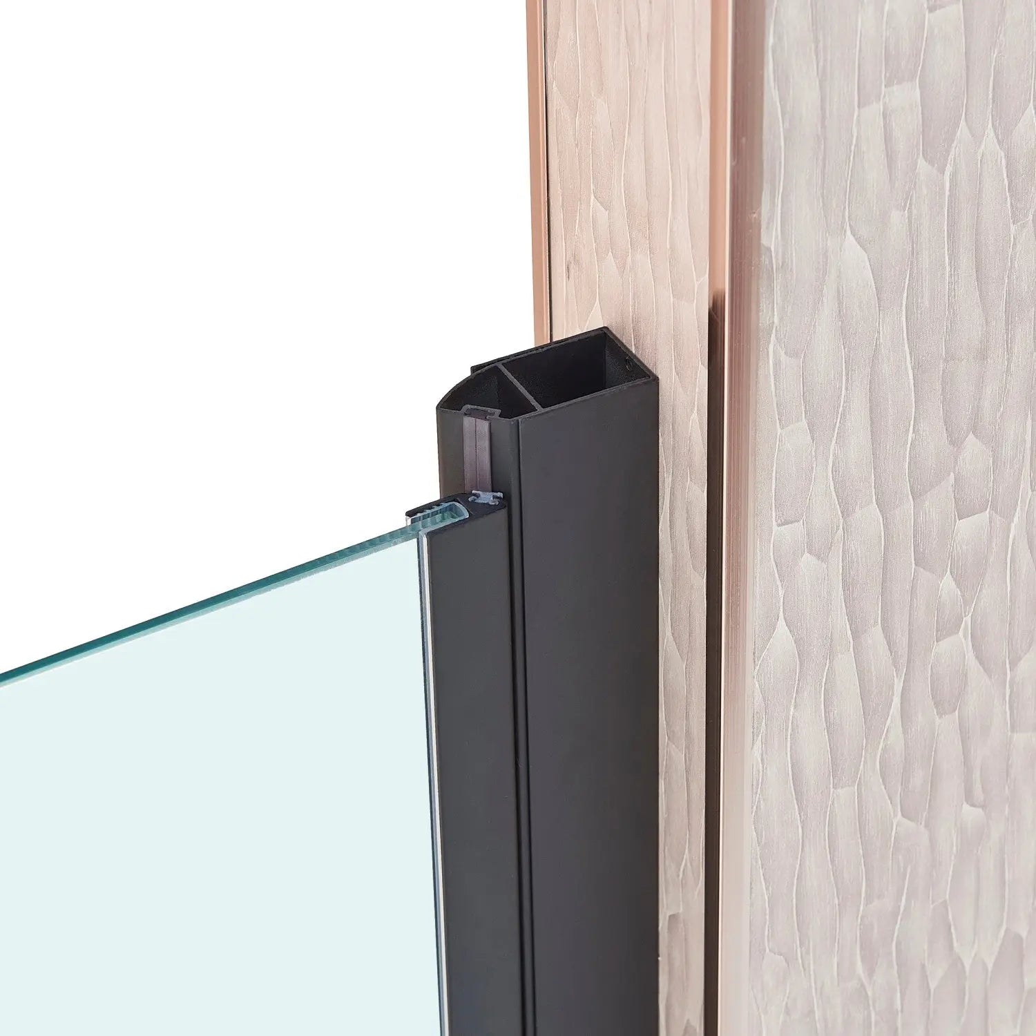 75" X 32" Aluminum and Tempered Glass Shower Door Homeroots Bed & Bath