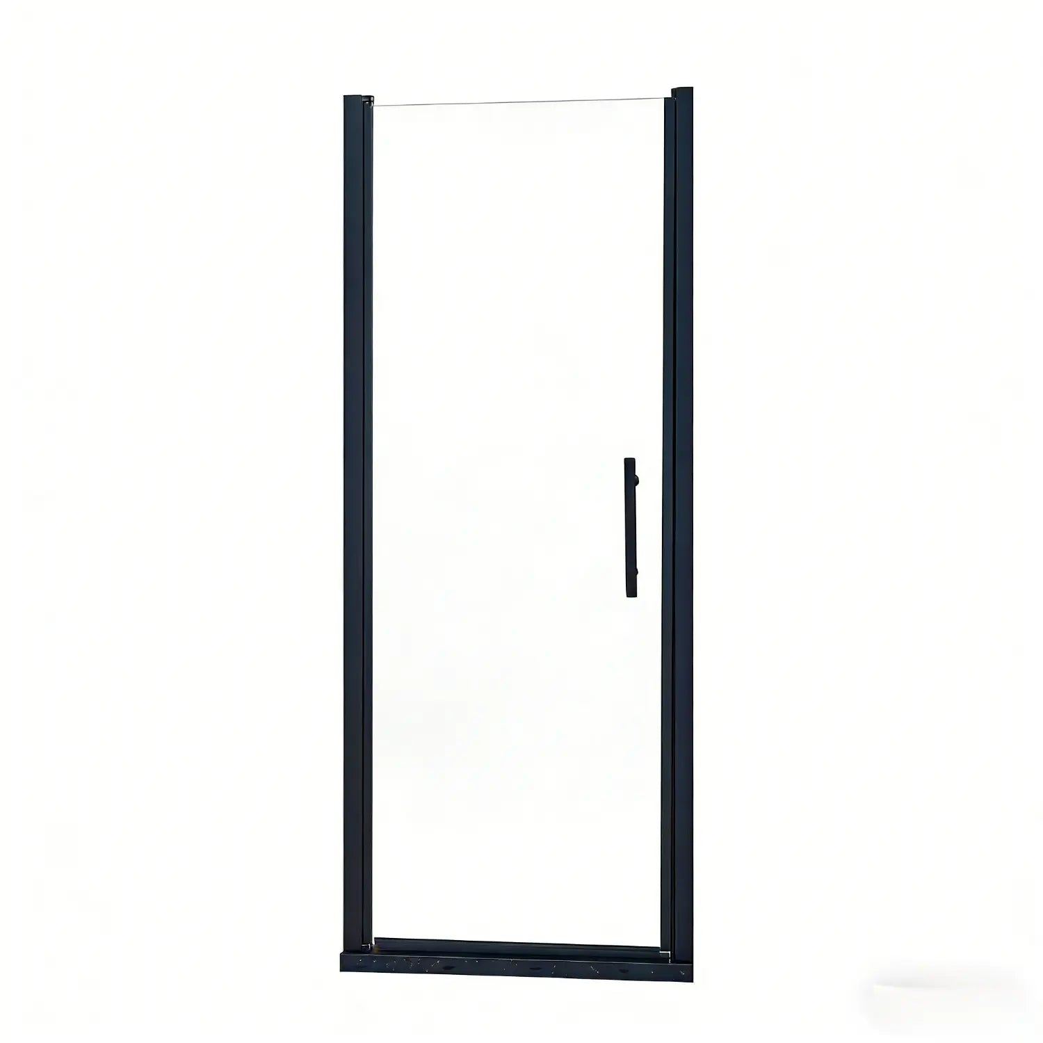 75" X 32" Aluminum and Tempered Glass Shower Door Homeroots Bed & Bath