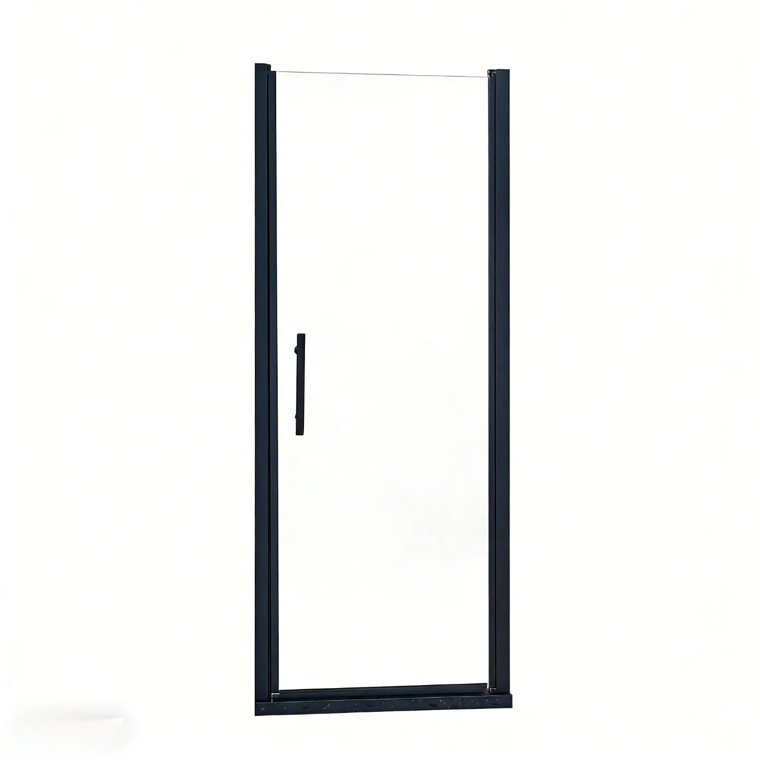 75" X 32" Aluminum and Tempered Glass Shower Door Homeroots Bed & Bath