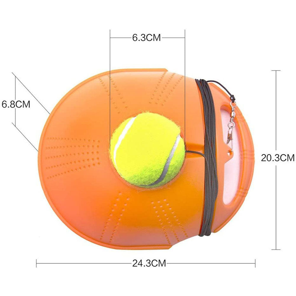 Tennis Trainer With 1/2 Ball Self-study Rebound Ball Baseboard Exercise Sports Sparring Device Tennis Training Equipment
