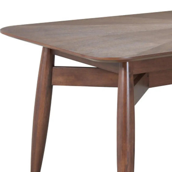 78" Espresso Solid Wood Dining Table Homeroots Kitchen & Dining