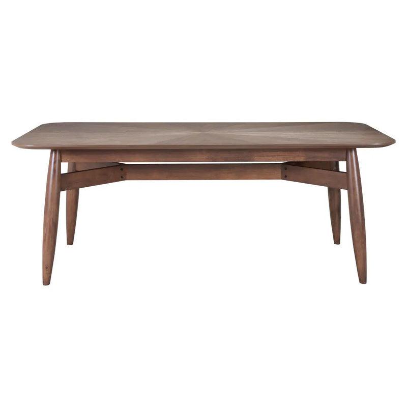 78" Espresso Solid Wood Dining Table Homeroots Kitchen & Dining